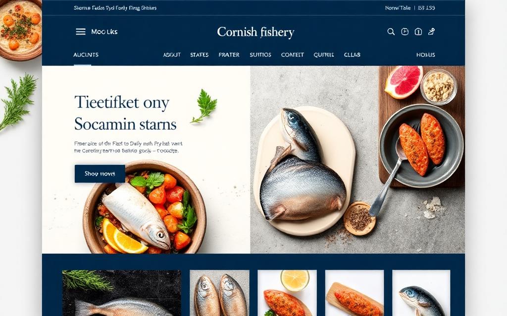 Cornish Fishery website preview