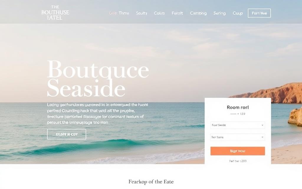The Boathouse Hotel website preview