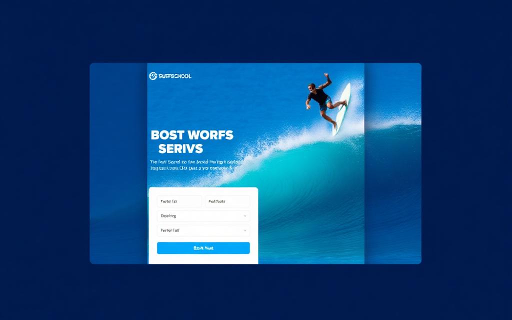 Newquay Surf School website preview
